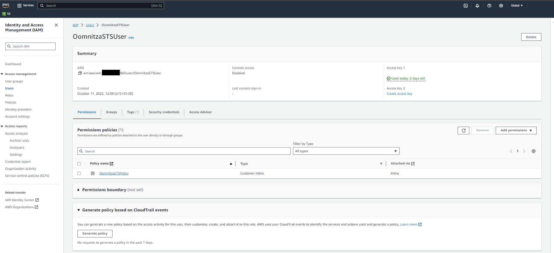 Aws_Attach policies to the OomnitzaSTSUser.png