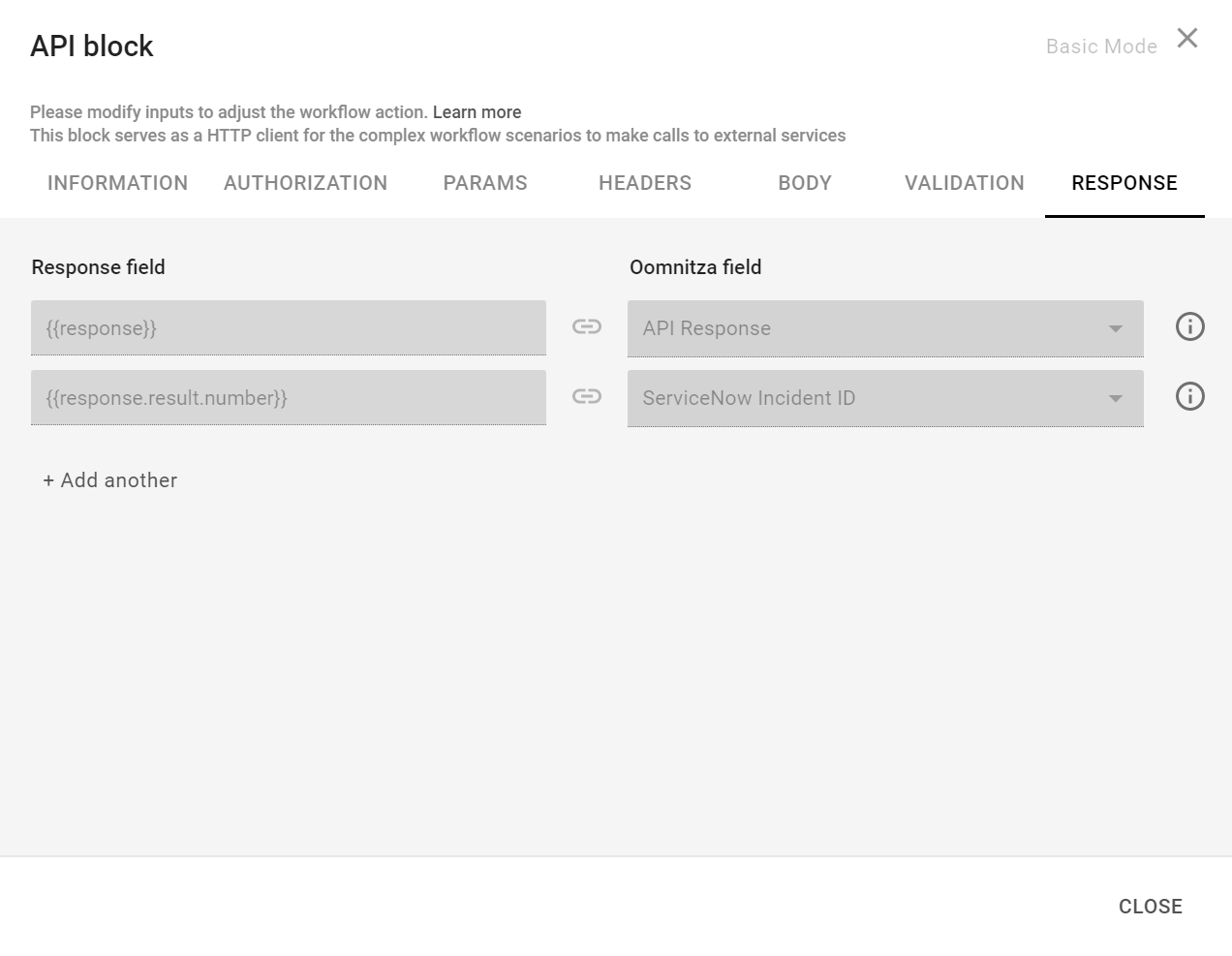 Creating workflows for ServiceNow incidents – Oomnitza Documentation