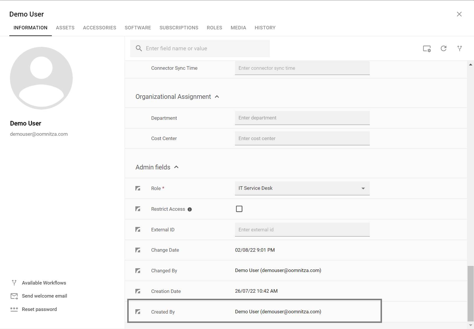 Using The Notify Block Oomnitza Documentation